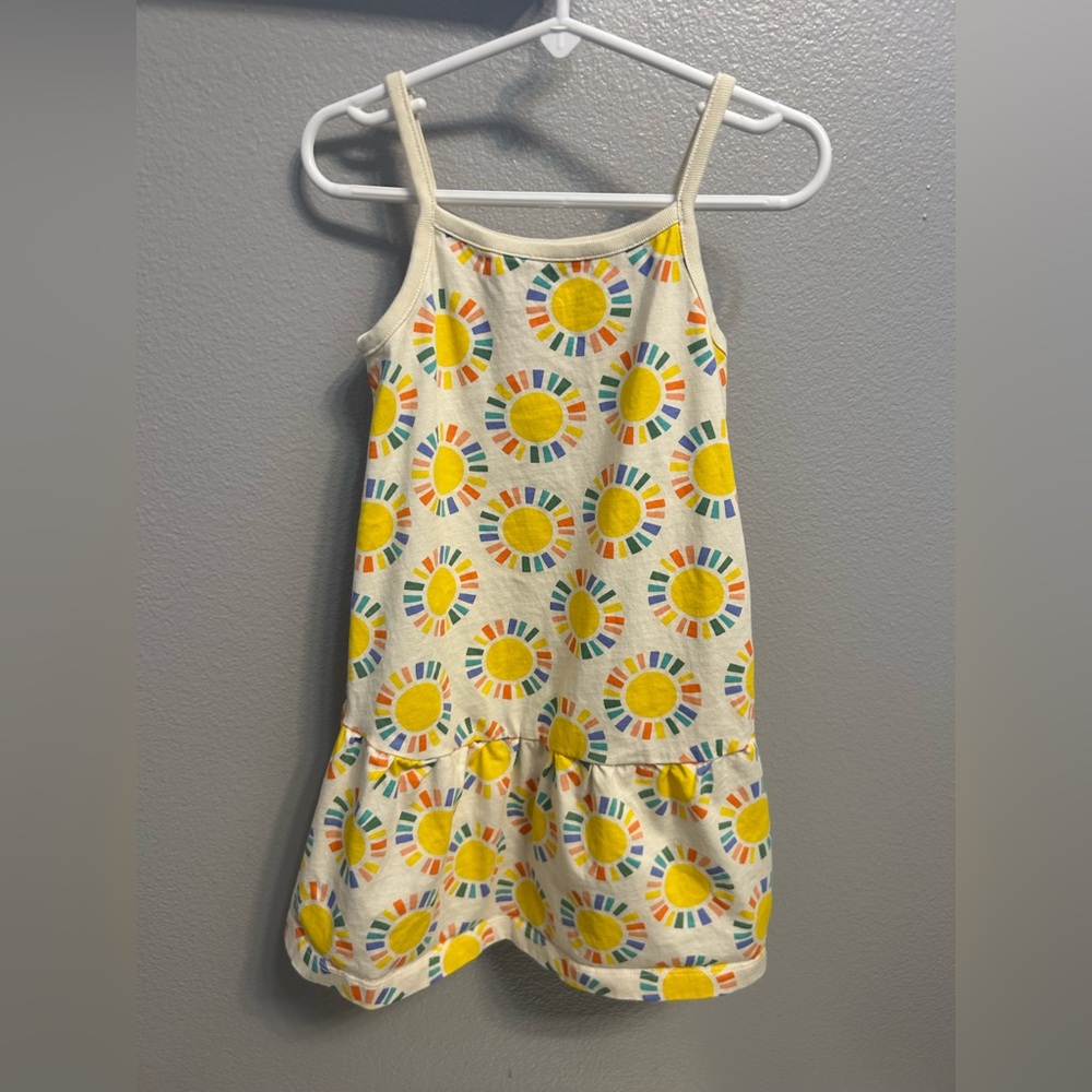 Hanna Andersson Dress with Yellow Sunburst Print